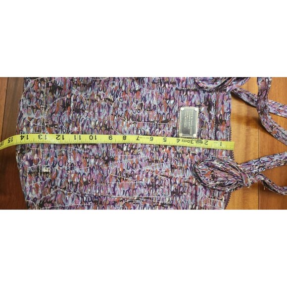 Marc By Marc Jacobs Shoulder Handbag Purple Abstract Print Crossbody Tote - Picture 13 of 16